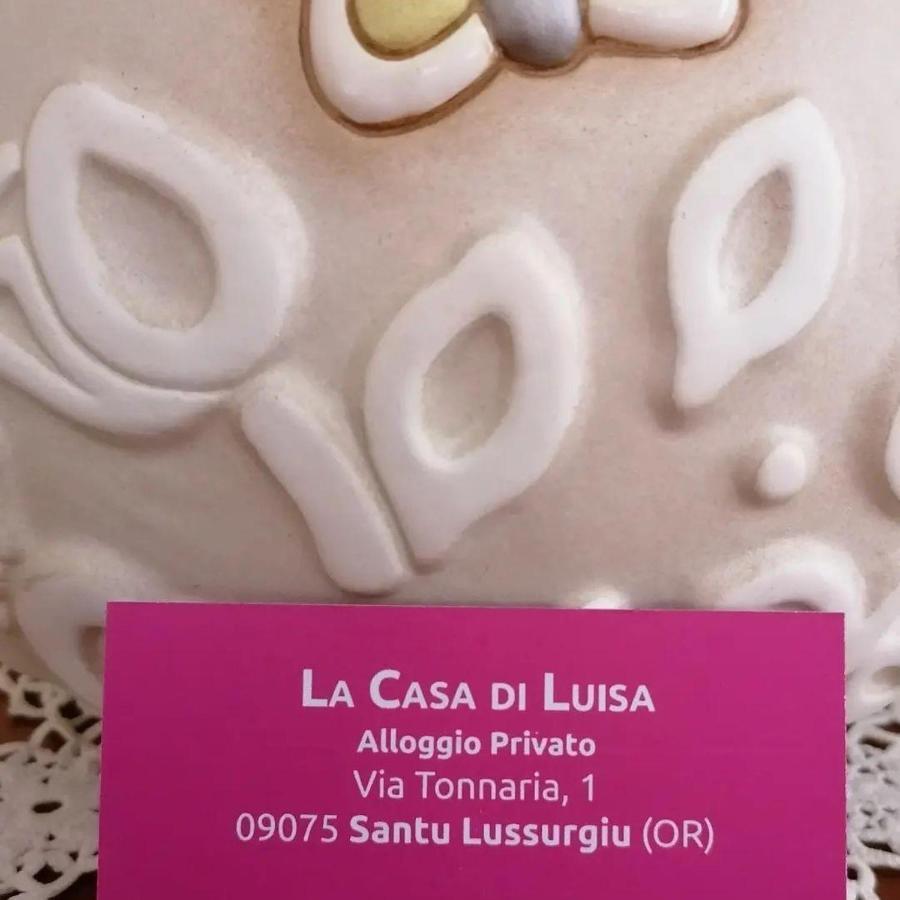 La Casa Di Luisa Apartment Santu Lussurgiu Luaran gambar